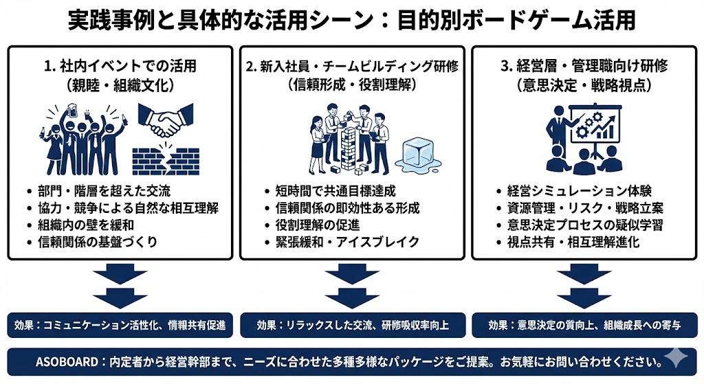 ボードゲームの活用シーン